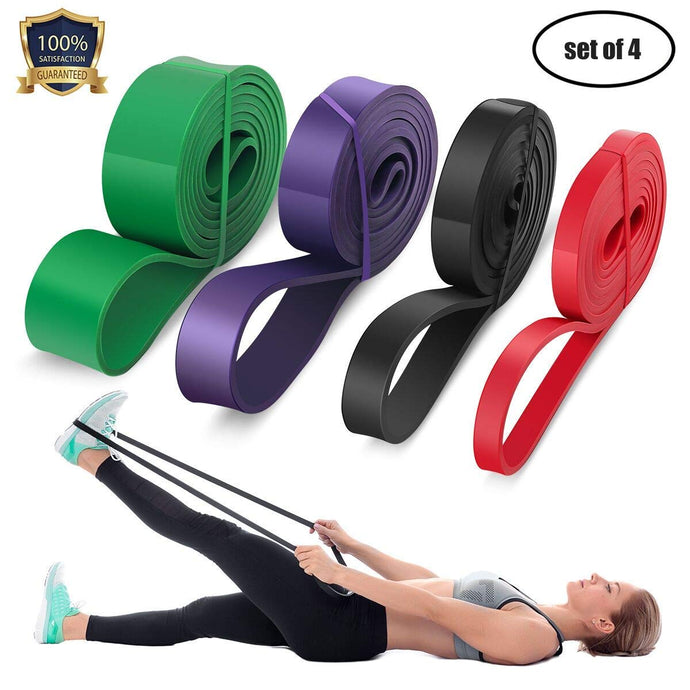 LEEKEY Resistance Band Set, Pull Up Assist Bands - Stretch Resistance Band - Mobility Band - Powerlifting Bands - for Resistance Training, Physical Therapy, Home Workouts