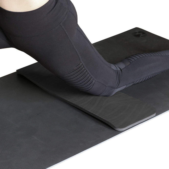 Yoga Knee Pad and Kneeling Pad by Yoga Paws - Pad for Elbow, Wrist, Joint Comfort - Perfect Travel Yoga Accessories or Compliment to Yoga or Pilates Mat - Eco-Friendly Natural Rubber