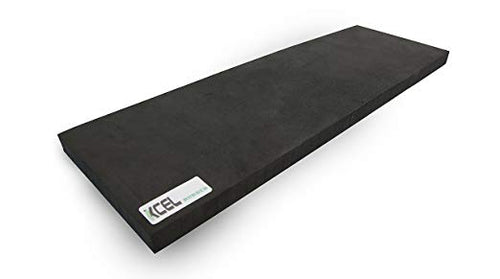 Xcel Yoga Knee Pad - Large Exercise Pad for Knee, Elbow and Wrist Comfort,Black